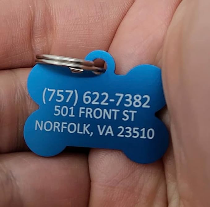 Dr. Fremont's Pet ID Tag Custom for Dog Cat Personalized | Many Shapes and Colors to Choose from |