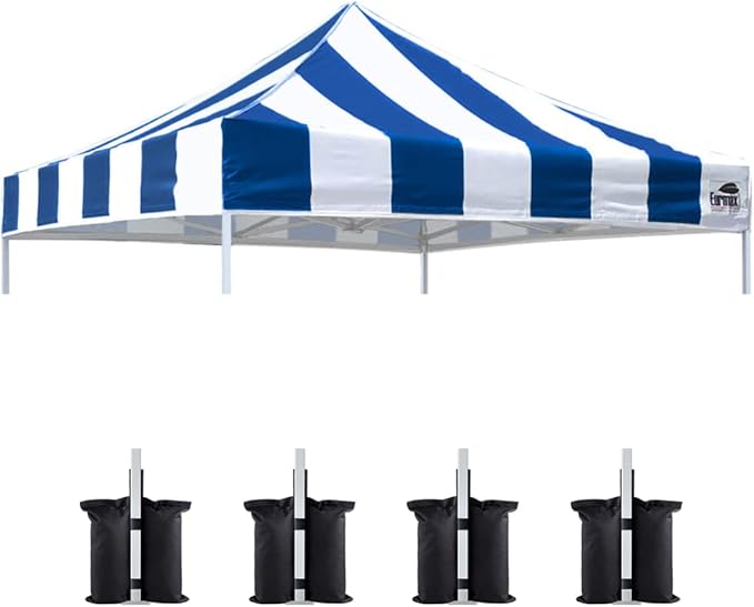 Eurmax USA New 10x10 Pop Up Canopy Replacement Canopy Tent Top Cover, Instant Canopy Top Cover
