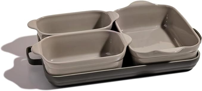 Our Place Bakeware Set | 5-Piece Nonstick, Toxin-Free, Ceramic, Cast Aluminum Set with Oven Pan