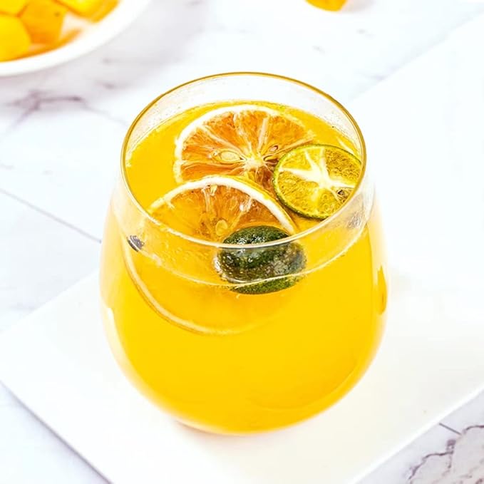 Mkostlich Dried Lemon Slices Bulk, Sour Sweet and Refreshing Citrus Fruit Tea, Natural Dehydrated