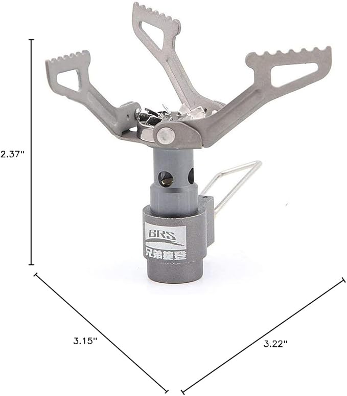BRS Stove BRS 3000T Stove Titanium Ultralight Backpacking Stove Portable Propane Camping Stove Gas