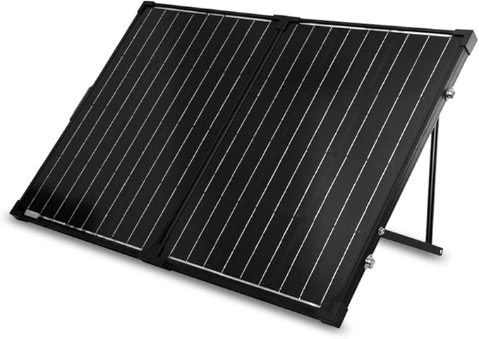 Renogy 100 Watt 12 Volt Portable Solar Panel for Power Station, Foldable 100W Solar Panel Suitcase