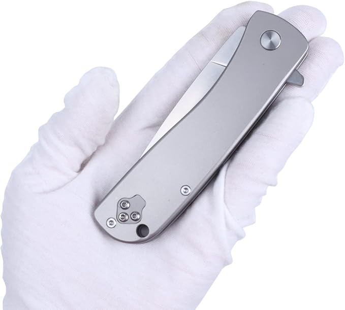 Masalong kni245 Pocket Liner Lock Flipper Knife for Men Women, Sharp Camping Hiking Hunting