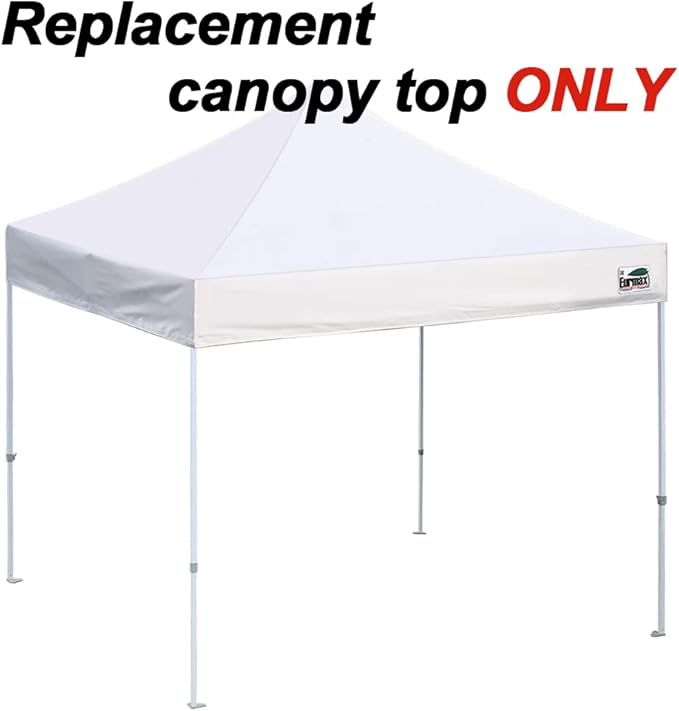 Eurmax USA New 10x10 Pop Up Canopy Replacement Canopy Tent Top Cover, Instant Canopy Top Cover