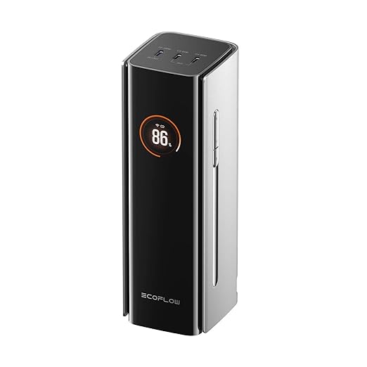 EF ECOFLOW Rapid Pro Power Bank (27650mAh, 300W, 140W Built-in Cable), 4-Port Portable Charger w/