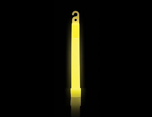 Cyalume Yellow Emergency Glow Sticks - Premium 6??SnapLight Survival Glow Sticks with 8 Hour
