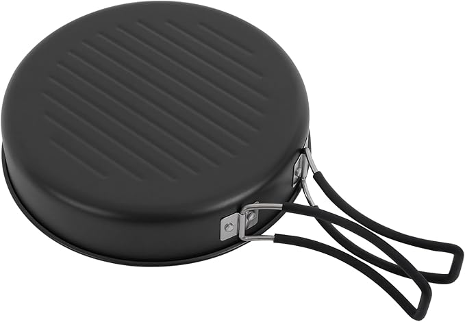Portable Camping Cookware Set, 304 Stainless Steel Outdoor Camping Cooking Pots and Pans with