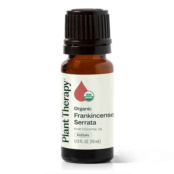 Plant Therapy Organic Frankincense Serrata Essential Oil 100% Pure, USDA Certified Organic
