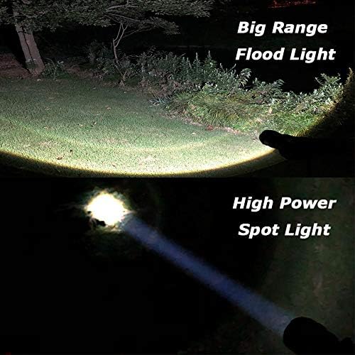 LED Emergency Handheld Flashlight, 4 Pack, Adjustable Focus, Water Resistant with 5 Modes, Best