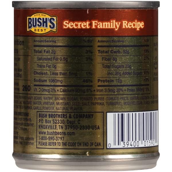 Bush's Best Homestyle Baked Beans, 8.30 Ounce (Pack of 6)
