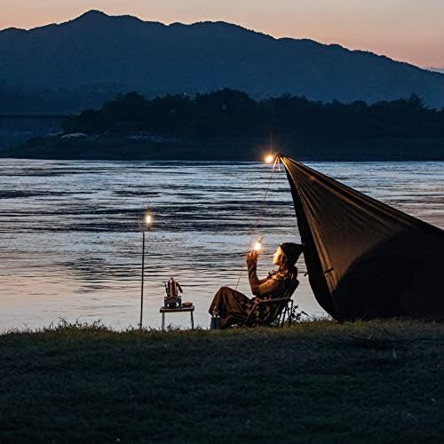 HOTO Flashlight Duo, USB-C Rechargeable, Dual Light Source, Colorful Ambient Light, SOS & Strobe