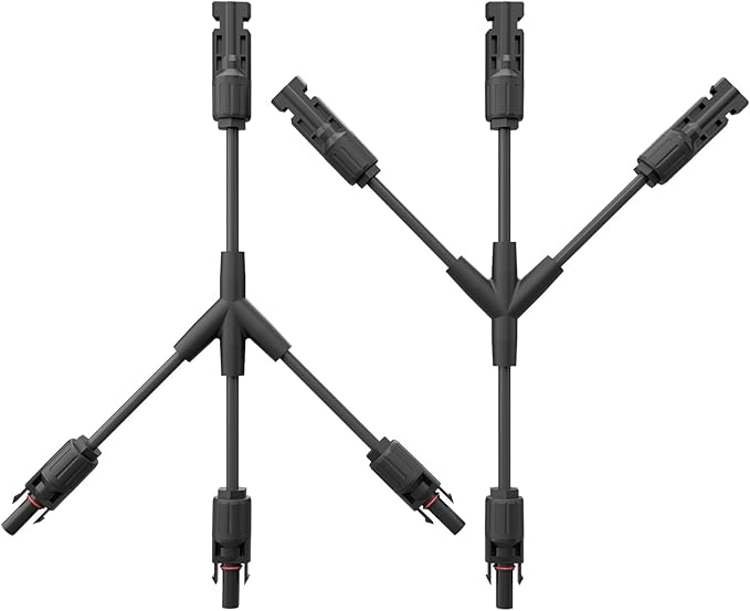 Solar Connectors Y Branch 1 to 3,30A 1000V Solar Parallel Connector for Solar Panels,IP67