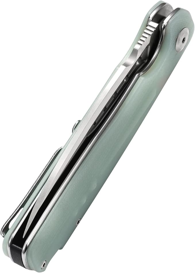 Sitivien ST131 Folding Knife,D2 Blade G10 Handle EDC Tool Knife with Liner Lock for Outdoor Camping