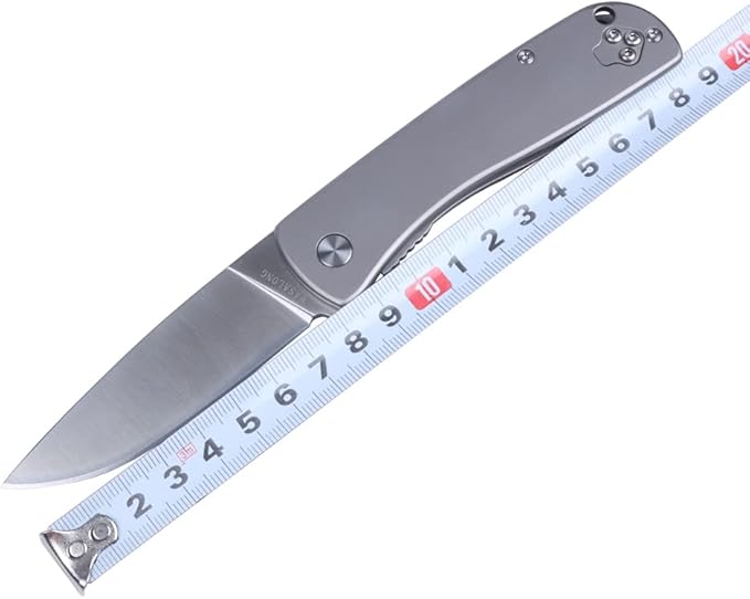Masalong kni245 Pocket Liner Lock Flipper Knife for Men Women, Sharp Camping Hiking Hunting