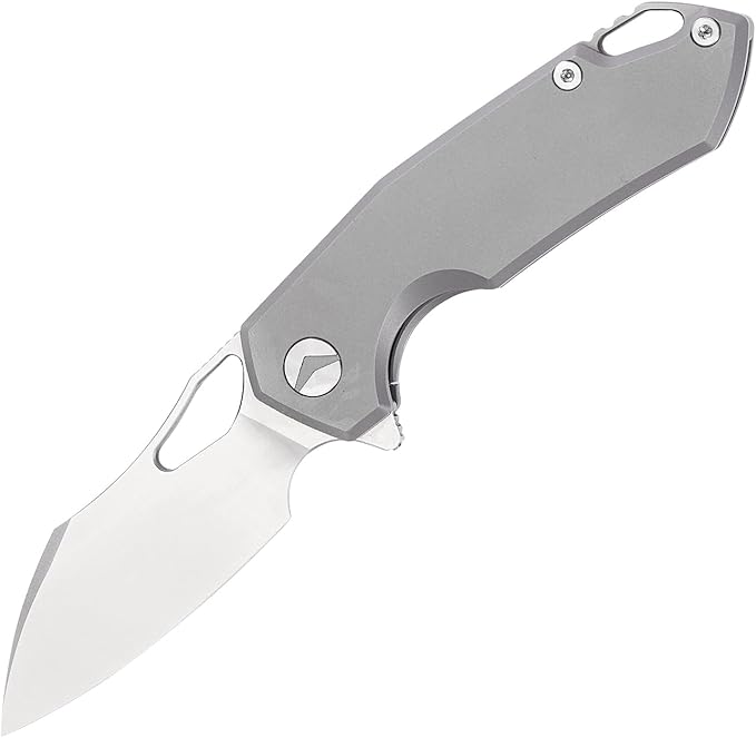 Folding Knife pocket knife EDC Knife With Clip Survival knife Camping knife - M390 Steel Titanium