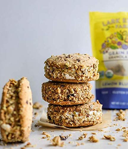 Lark Ellen Farm Grain-Free Granola, Certified Organic Raw Sprouted Vegan Clusters, Paleo & Crunchy