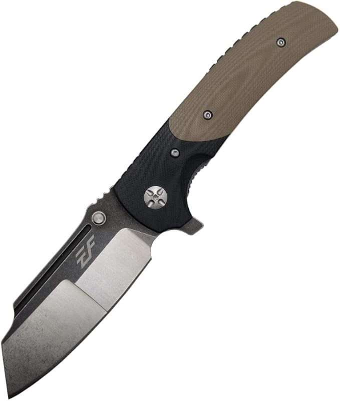 Eafengrow EF69 Pocket EDC Knife with Clip,Flipper Folding Knife for Camping Survival and Outdoor