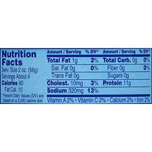 Sweet Sue Chunk White Chicken in Water, 10 oz Can (Pack of 12) - 11g Protein per Serving, 98% Fat