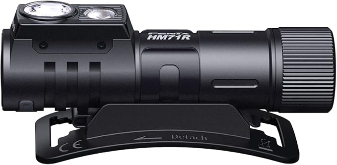 Fenix HM71R Headlamp, 2700 Lumen Super Bright USB-C Rechargeable Spot Light Flood Light L-Shape 90