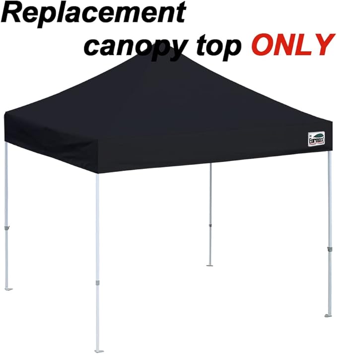 Eurmax USA New 10x10 Pop Up Canopy Replacement Canopy Tent Top Cover, Instant Canopy Top Cover