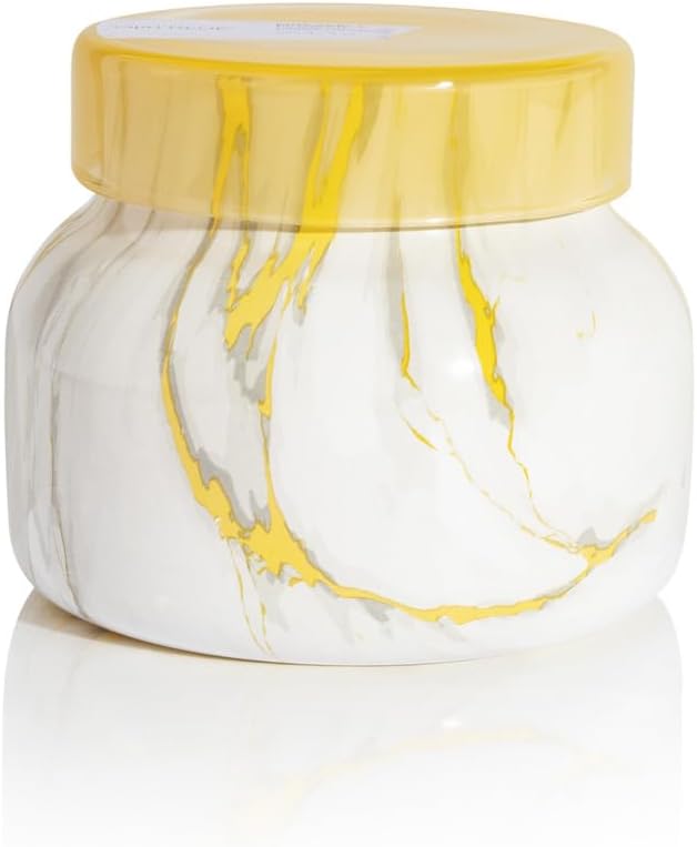 Capri Blue Modern Marble Jar Candles - Luxury Scented Candles for Home - Long Lasting Soy Wax Blend