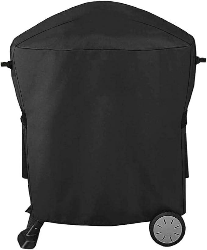Grill Cover for Weber Q100 Q120 Q1000 Q1200 Q200 Q220 Q2000 Q2200 Q2400 Series Gas Grills, 600D