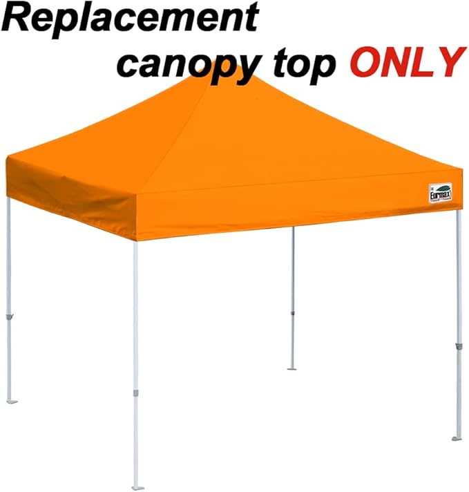 Eurmax USA New 10x10 Pop Up Canopy Replacement Canopy Tent Top Cover, Instant Canopy Top Cover