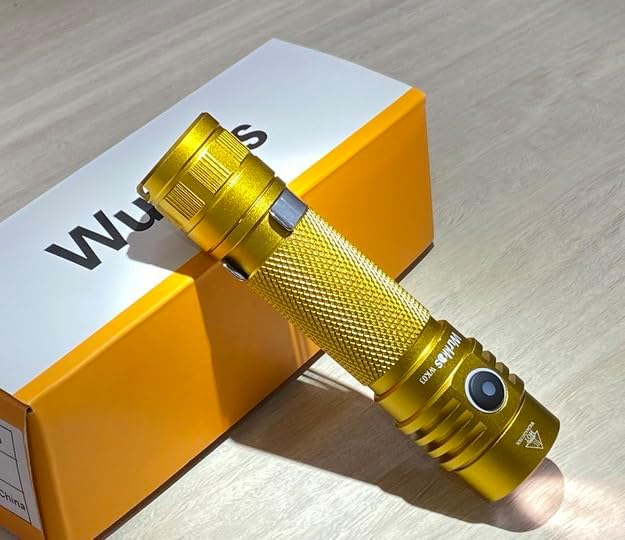 Wurkkos WK03 Pocket Flashlight Rechargeable, 1200 High Lumens Super Bright LED Flashlight with 6
