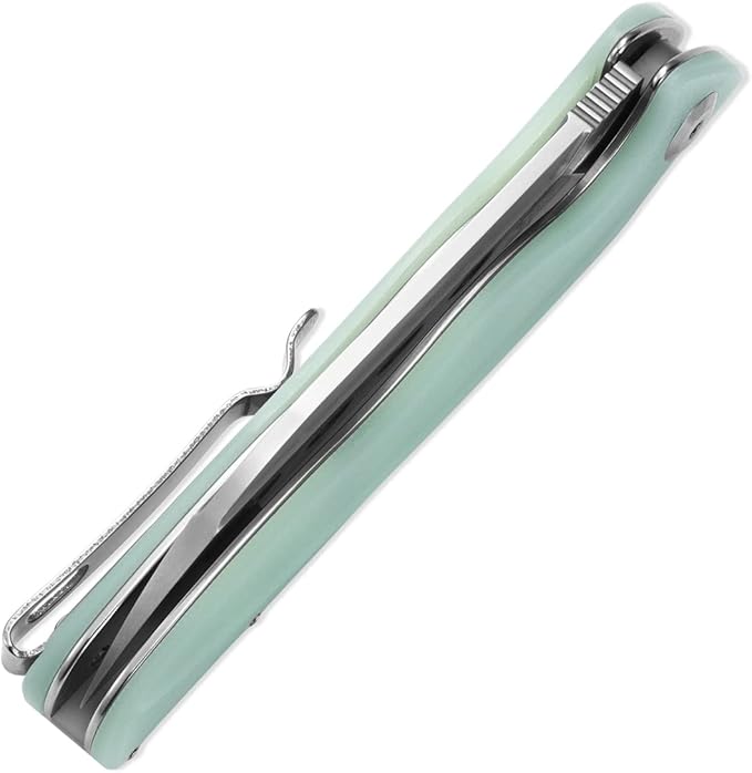 Sitivien ST103 Folding Knife, D2 Steel Blade+G10 Handle Pocket Knife, EDC Tool Knife for Outdoor