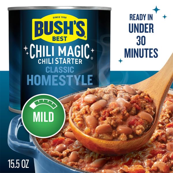 Best Chili Magic, Chili Starter Blends, (Classic Homestyle, & Campfire Style) 15.5OZ (3ea) (Variety