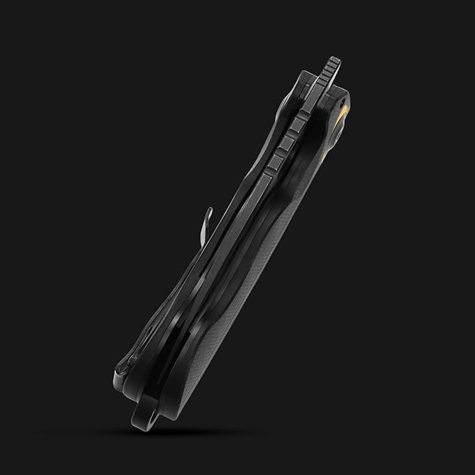 Sitivien ST162 Folding Knife,AUS-10 Steel Blade with G10 Handle Pocket Knife EDC Tool Knife for