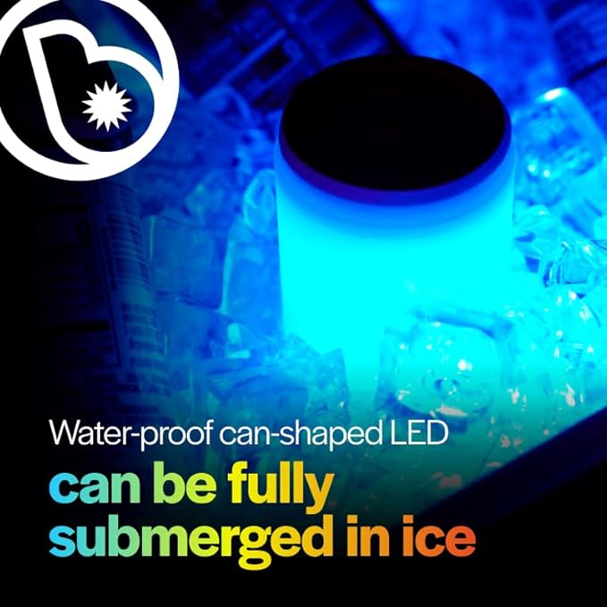 Brightz CoolerBightz LED Cooler Light - 8 Color Modes - Battery Powered Ice Chest Light - Camping