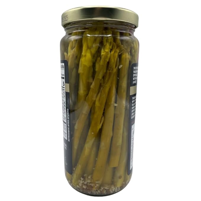 Ely Farms Pickled Asparagus - Unique and Irresistible Taste - Crunch Spears with a Garlic and Dill
