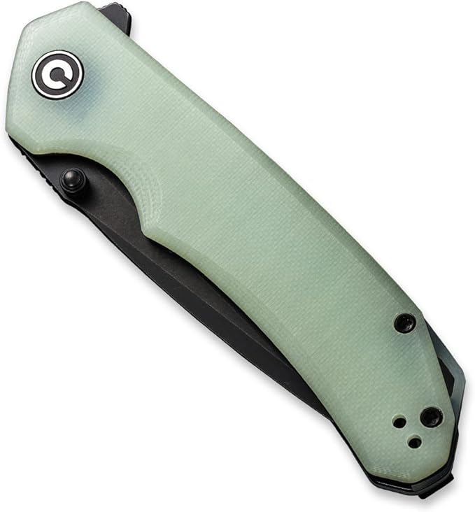 CIVIVI Brazen Folding Pocket Knife,3.5-Inch Tanto D2 Plain Blade,G-10 Outdoor Camping Hiking Knife