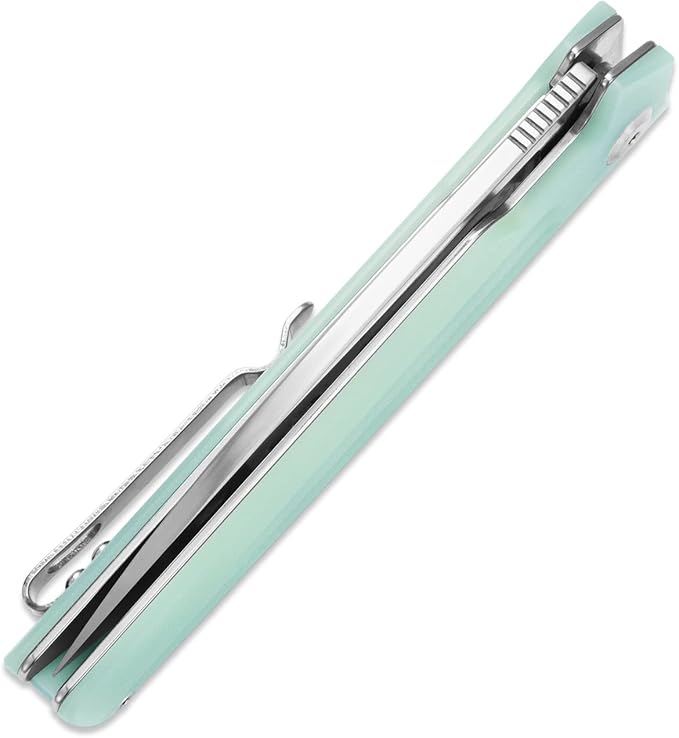 Sitivien ST152 Folding Knife,K110(D2) Steel Blade with G10 Handle EDC Tool Knife for Outdoor