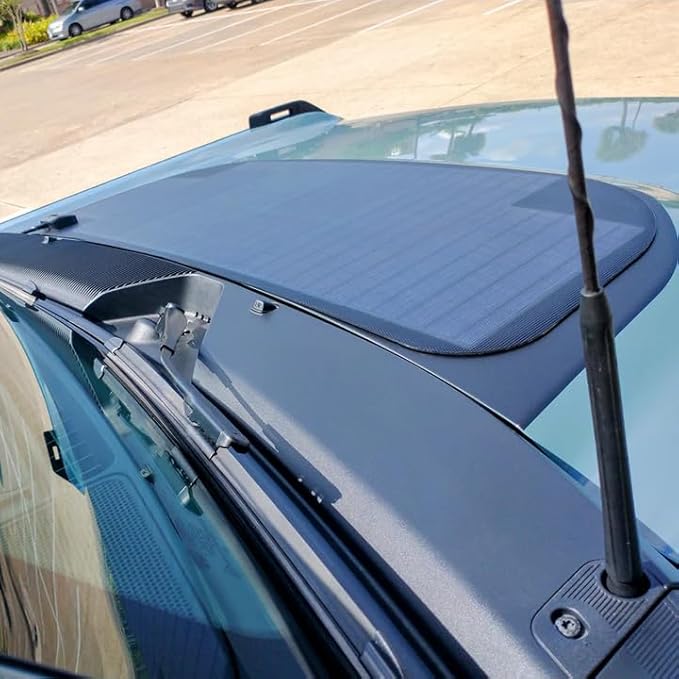 Lensun 65W 12V Hood Flexible Solar Panel for Ford Bronco 6th Gen (2021-Present) - Off Grid Solar