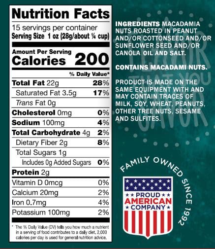 Imperial Nuts - Macadamia Nuts | Gluten Free, Vegan and Keto Friendly Food | Plant Based Protein