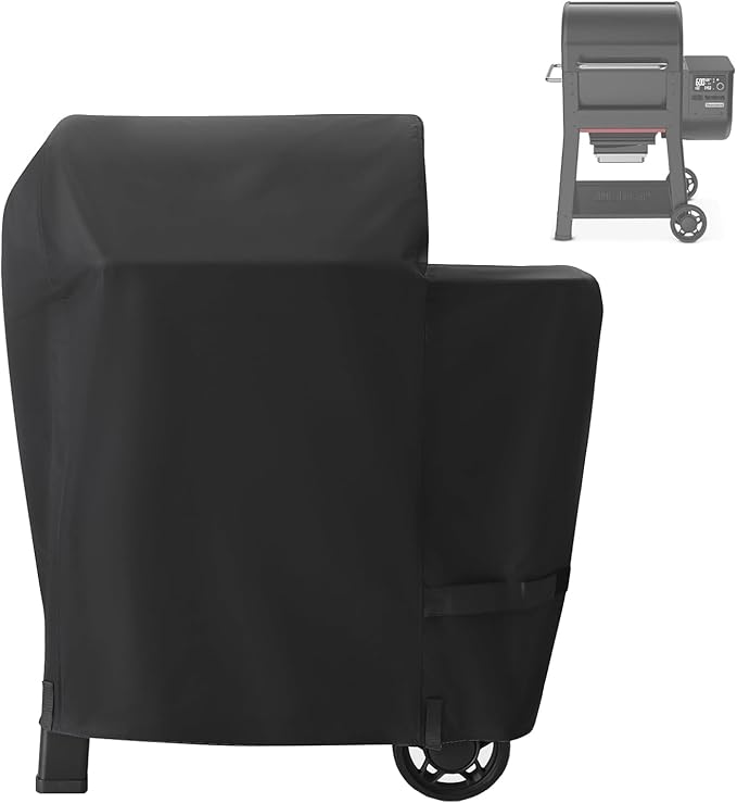 Grill Cover for Weber Searwood 600 Pellet Grill, 600D Waterproof 3400145 Weber Searwood 600 Cover