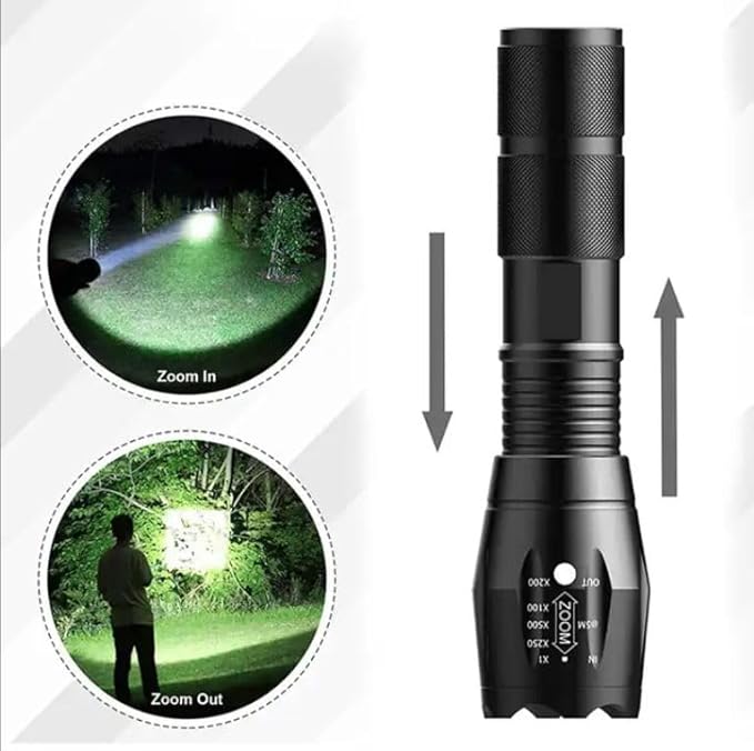 VTech Tactical 2pack LED Flashlight High Lumens - Mini Flashlights for Camping, Hiking, Walking