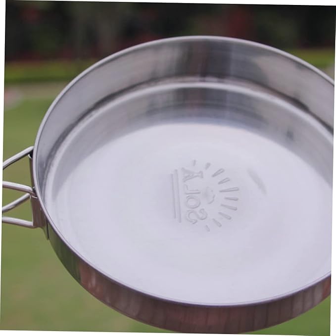 VANZACK Outdoor Pan Camping Cooking Pot Backpacking Cookware Outdoor Cookware Cooking Pan Camp Bbq
