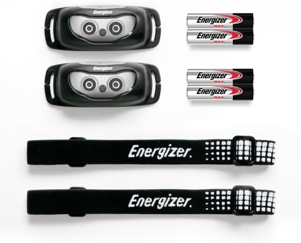 Energizer Universal Plus LED Headlamp, Lightweight Bright Headlamp for Outdoors, Camping and