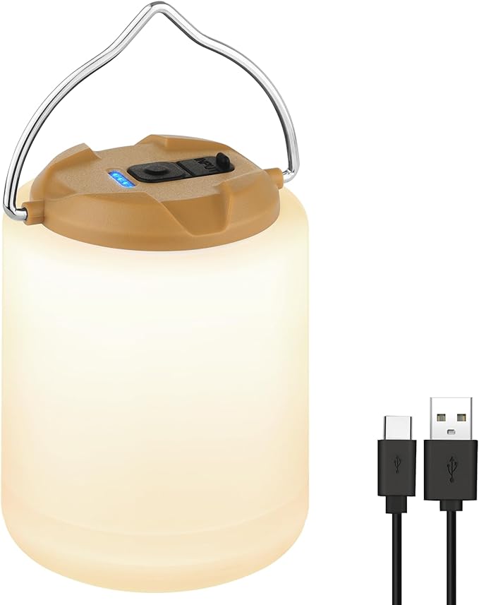 LED Camping Lantern, Rechargeable Camping Light, 4 Modes Outdoor Flashlights Lanterns with 1000LM