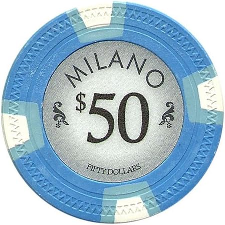 PS Full Clay Milano 10gm Poker Chip Sample Set - 12 New Chips!