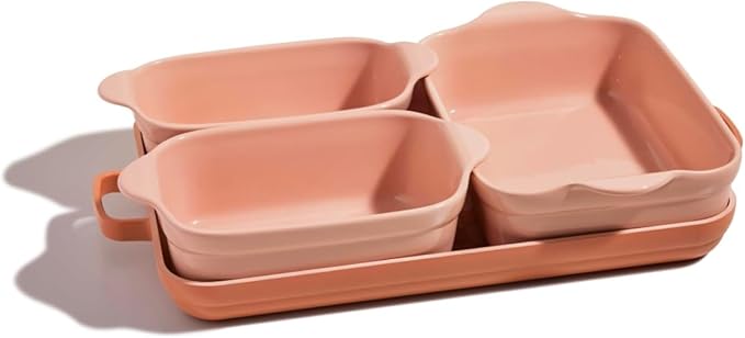 Our Place Bakeware Set | 5-Piece Nonstick, Toxin-Free, Ceramic, Cast Aluminum Set with Oven Pan
