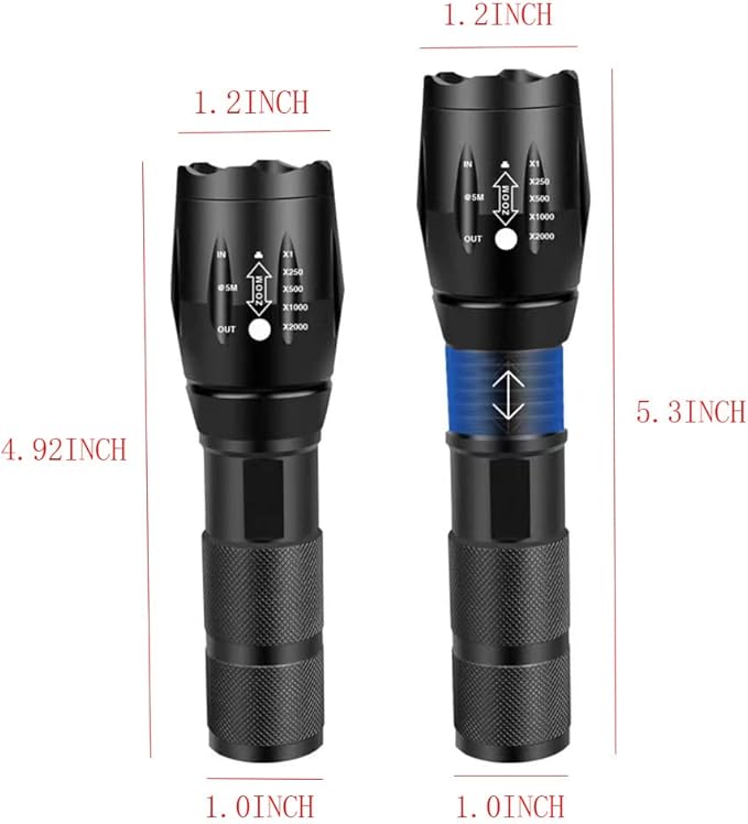 LED Rechargeable Amber Flashlight ，Photography Fill Lightï¼?800K Warm Light for Eye Care, Sleep