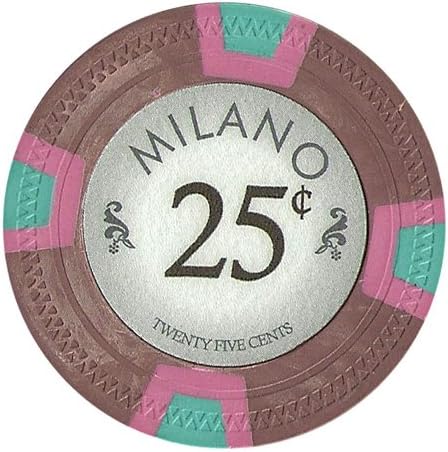 PS Full Clay Milano 10gm Poker Chip Sample Set - 12 New Chips!