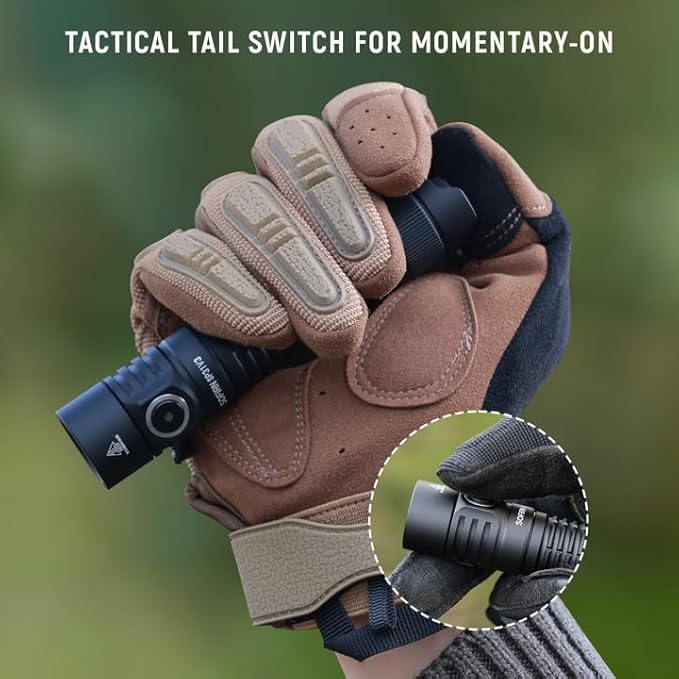 Sofirn SP31 V3.0 Tactical Flashlight Rechargeable, 2000 High Lumen Pocket Flashlight with Powerful