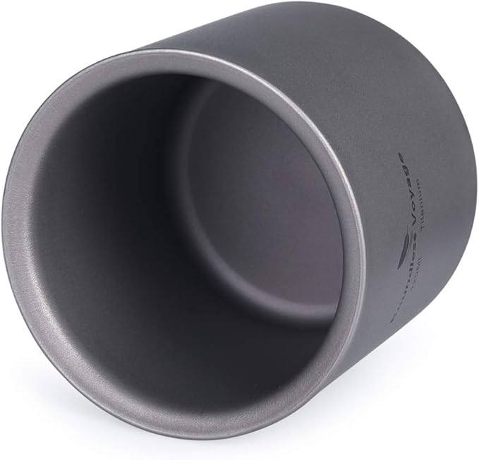 Boundless Voyage 3 in 1 Double Walled Titanium Cup Heat Resistant Mini Tea Drink Cup Outdoor