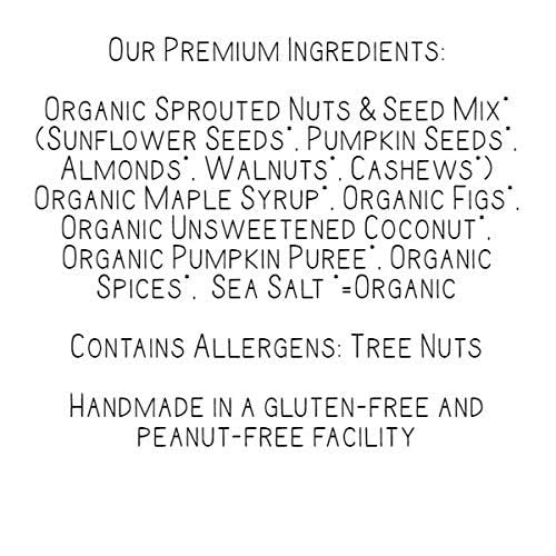 Lark Ellen Farm Grain-Free Granola, Certified Organic Raw Sprouted Vegan Clusters, Paleo & Crunchy