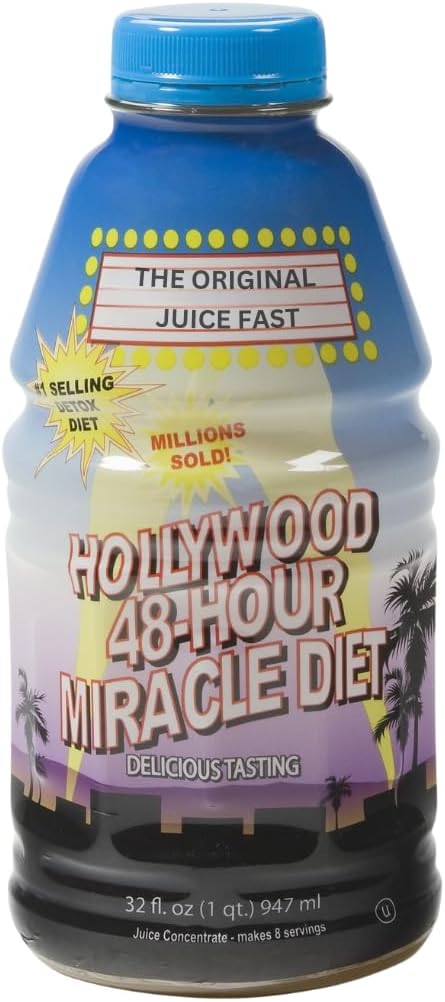 Hollywood diet - 48-Hour Miracle Fruit Juice Cleanse Diet 1-Pack, Detox Cleanse for Weight Loss &